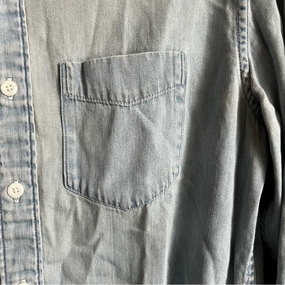 AEO Chambray Button Down Shirt‎ - image 3